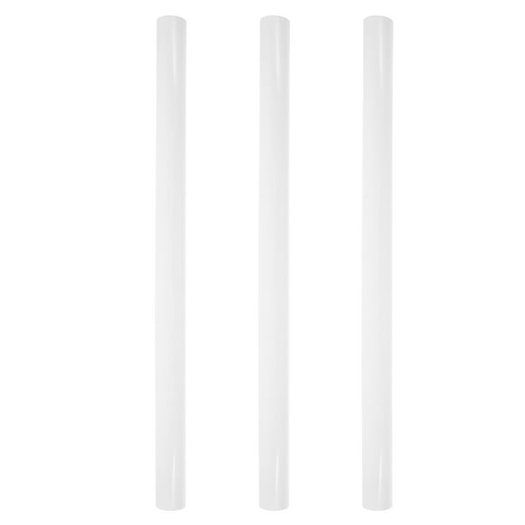 3 tubos de PVC para carteles con tapas para envío, carteles, impresiones artísticas, planos y documentos, tubos de correo de 51 cm de largo y 3 cm de diámetro para almacenamiento de obras de arte