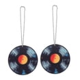 thumbnail image 5 of FRCOLOR 2Pcs Record Hanging Charm Keychians Pendant Music Party Favors Record Charm Record Pendant for Keychains, 5 of 8