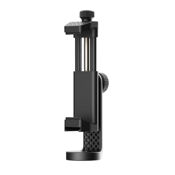 Abrazadera de teléfono Irfora Soporte de abrazadera para teléfono ST-17, disparo vertical horizontal giratorio de 360 ° con montaje universal 1/4 de zapata fría Irfora Abrazadera de teléfono