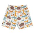 thumbnail image 2 of Animal Pattern Swim Trunks Quick Dry Beach Pool Board Shorts Lightweight Stylish Print Sizes 2T to XL, 2 of 8