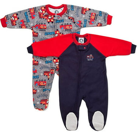 Gerber  baby boys39;  blanket sleepers 2pack  Walmart.com