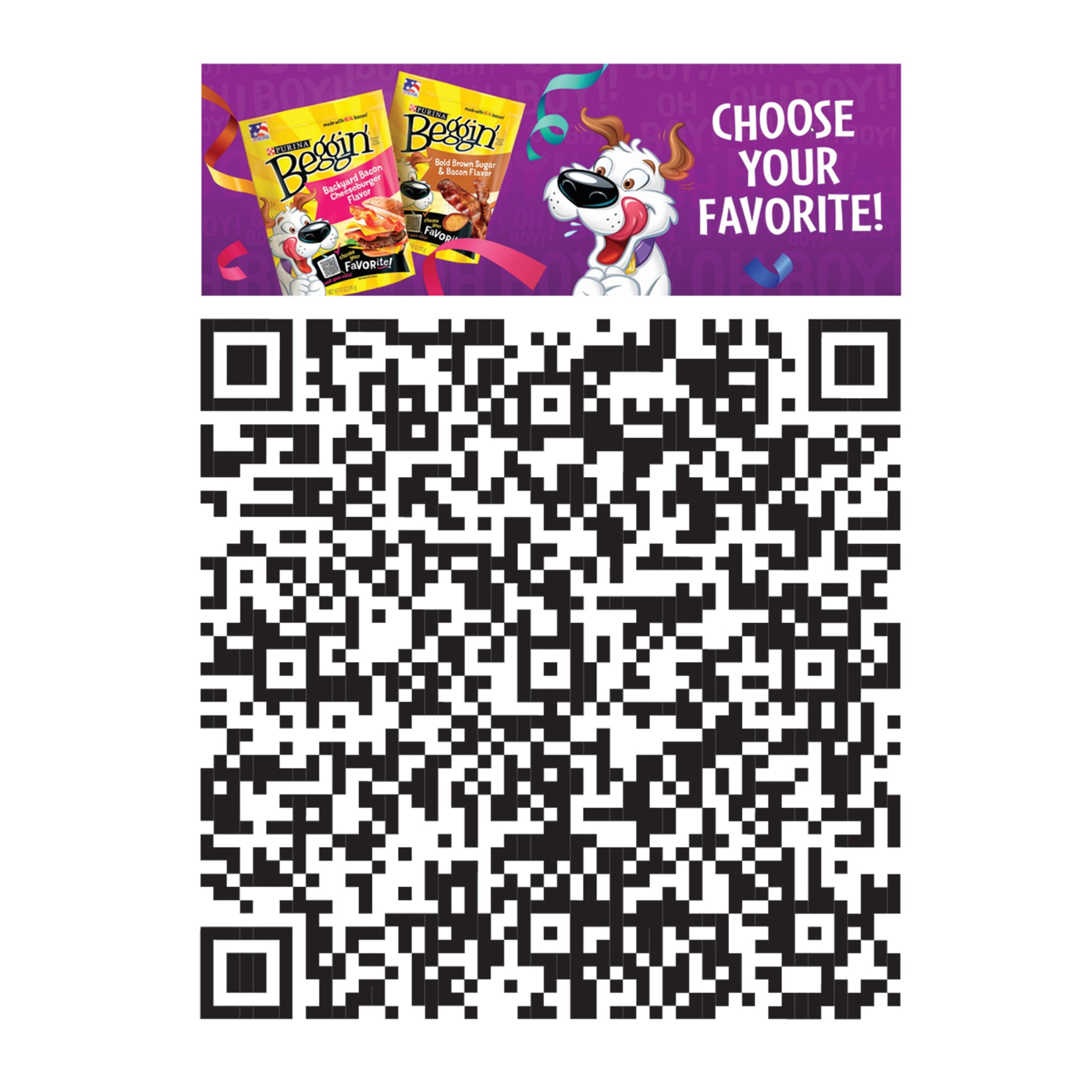 Purina Beggin' Strips Dog Treats Bold Brown Sugar Flavor Dog Chews Snacks, 6 oz Pouch