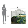 thumbnail image 4 of Homestyles Bermuda Wood Queen Headboard in Off White, 4 of 9
