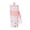 White and Pink, variant on TISHITA Insulated Bottle Vacuum Water Cup Reusable Non Slip Bottom Portable Leakproof Stainless Steel Drinking Bottle for Trip Office White and Red