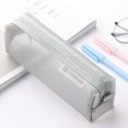 thumbnail image 4 of Estuche para lápices de malla de rejilla de 2 uds para niñas y niños, portalápices con cremallera, estuche para lápices portátil para adolescentes, 20,5*6,5*6cm, 4 of 5