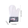 thumbnail image 3 of Grrvtrz Insulated Gloves Thickened Silicone Kitchen Oven Baking High Temperature Resistance Heat Resistance Microwave Oven Cake Baking,Sweeping,Cleaning Supplies, 3 of 6