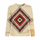 thumbnail image 2 of TaTaai Women Retro Western Print Round Neck Long Sleeve Sweatshirt Fashion Casual Regular Shoulder Loose Top Soft for Daily Party Office Vacation Gift, 2 of 4