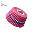 thumbnail image 6 of 100Pcs Lovely Cupcake Cake Paper Cup Baking Chocolate Glutinous Rice Tray Decor-2#,100pcs, 6 of 8