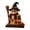 C, variant on Lighted Halloween Resin Figurines, Cute Ghost Skeleton Mummy and Pumpkin Tabletop Centerpiece, Indoor Decoration for Home Mantel Shelf Desk and Spooky Party Display, B