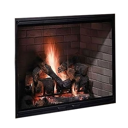 

42 Radiant Wood Burning Fireplace w/Herringbone Brick Pattern
