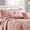 Dusty Pink, variant on Home Soft Things 4-Piece Reversible Damask Embroidery Bedspread Set, White, Oversized Queen 110"x120"