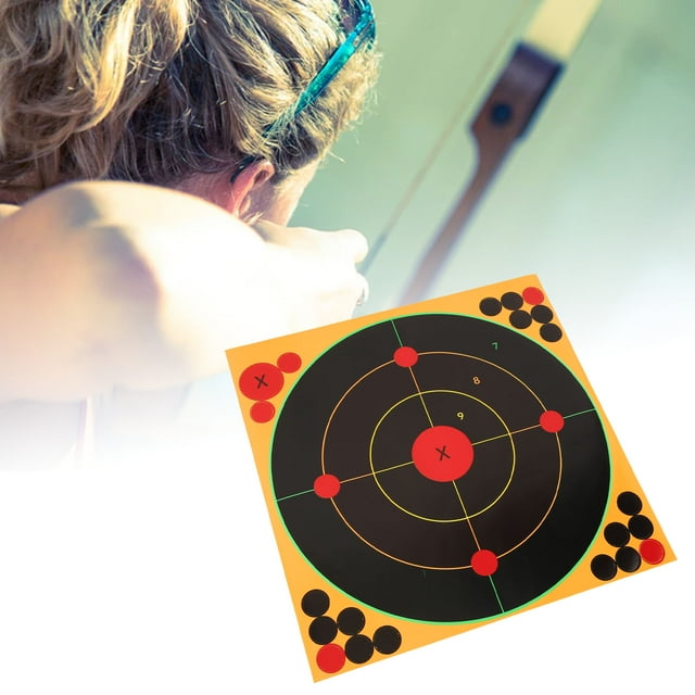 Targets Stickers, Paper Targets 10PCS Great Toughness For Archery Practice