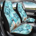 thumbnail image 2 of Binienty Campass Sea Turtle Car Seat Cover Set Non-Slip Auto Front Seat Covers Automobile Seats Protectors Car Accessories for Vehicle Sedan Truck SUV Van, 2 of 8