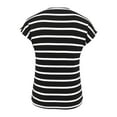 thumbnail image 5 of Breastfeeding Top Maternity Wear Soft Nursing Tops Breastfeeding High Neck Tops for Women Womens T Shirts White Blouses for Women Black XXL, 5 of 6