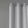 thumbnail image 3 of Beautyrest Lawson Grommet Top Blackout Window Curtain Pair Grey, Set of 2, 37x63 Inch, 3 of 4