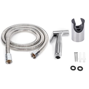 Toilet Bidet Sprayer Kit, Toilet Sprayer, Brass Core, With Shut-off Valve, Hose, Holder, Bathroom/Toilet