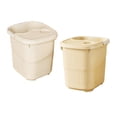 thumbnail image 2 of TISHITA 2 Pcs Bain de Pieds SPA Robuste pour Relaxation Pédicure avec Couvercle, 2 of 8
