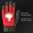 thumbnail image 6 of Hefilesy Special Work Gloves Anti-Electricity Protective Electrical Insulating Glove Safety MittenBreathable Mittens Riding Motorcycle Black Red M, 6 of 6