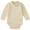 Beige Turtle Neck, variant on pureborn Baby Boys Girls Bodysuits Unisex Short Sleeve Peter Pan Collar Summer Cotton Romper White 6-9 Months