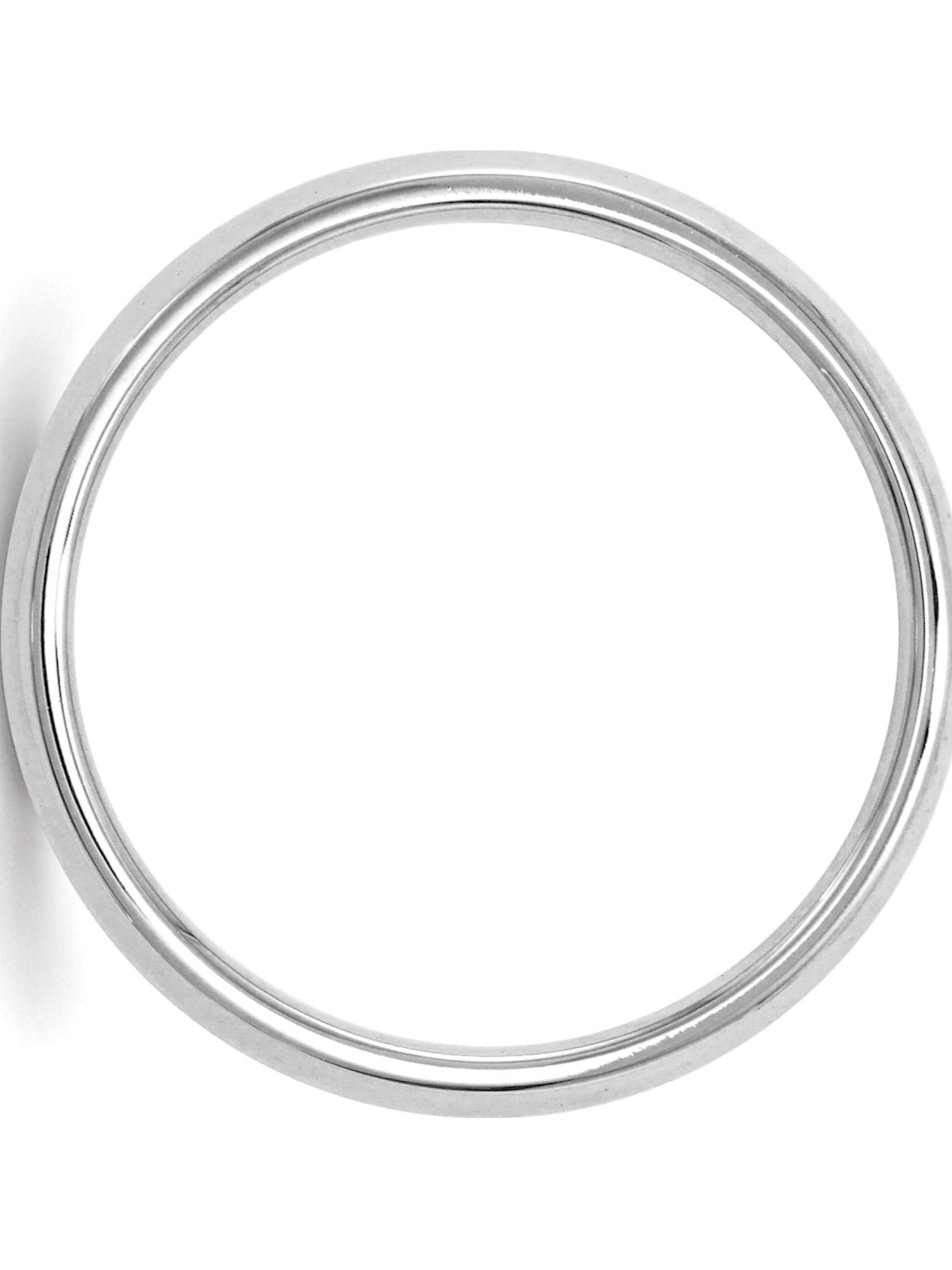 10K White Gold 2mm Light Comfort Fit Band