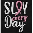 thumbnail image 2 of Breast Cancer Survivor Slay Every Day Zip Hoodie Sweatshirt Women Brisco Brands S, 2 of 6