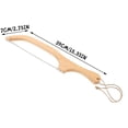 thumbnail image 3 of Oferta por tiempo limitado!Rebanadoras de pan Arco Cuchillo de pan de levadura de madera para pan casero Sierra dentada de acero inoxidable de primera calidad Cuchillo de pan para bagels Baguettes y, 3 of 7