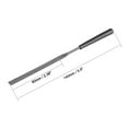 thumbnail image 2 of 10Pcs Second Cut Steel Flat Needle File with Plastic Handle, 3mm x 140mm, 2 of 4