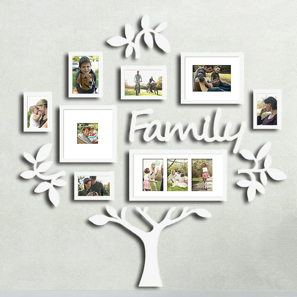 Family Tree Photo Frame Set College Frame Wall Decoration Combination PVC Picture Frame