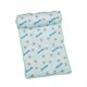 thumbnail image 2 of Estera de enfriamiento para mascotas con almohada Lavable Seda de hielo Almohadilla autoenfriante para mascotas de verano para gatos y perros pequeños y medianos Verde S, 2 of 5