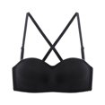 thumbnail image 1 of Women Convertible Straps Invisible Bra Without Steel Ring Thin Section Gathered Non-slip Bra, 1 of 8