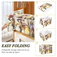 thumbnail image 4 of Various Birds Large Storage Bins with Linen Collapsible Lid Storage Box 16.7 x 12.6 x 11.8in, 4 of 7
