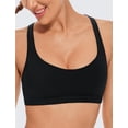 thumbnail image 2 of Sostén CRZ YOGA Deportivo de Soporte Bajo sin Aros con Relleno Negro XL, 2 of 6
