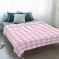 thumbnail image 4 of Pink Blanket Soft Cozy Warm Throw Blanket for Couch, Plush Fuzzy Flannel Fleece Blankets for Sofa, Country French Rustic Buffalo Plaid Modern Art Bed Blankets Lightweight Gifts for Women, 50"x60", 4 of 9