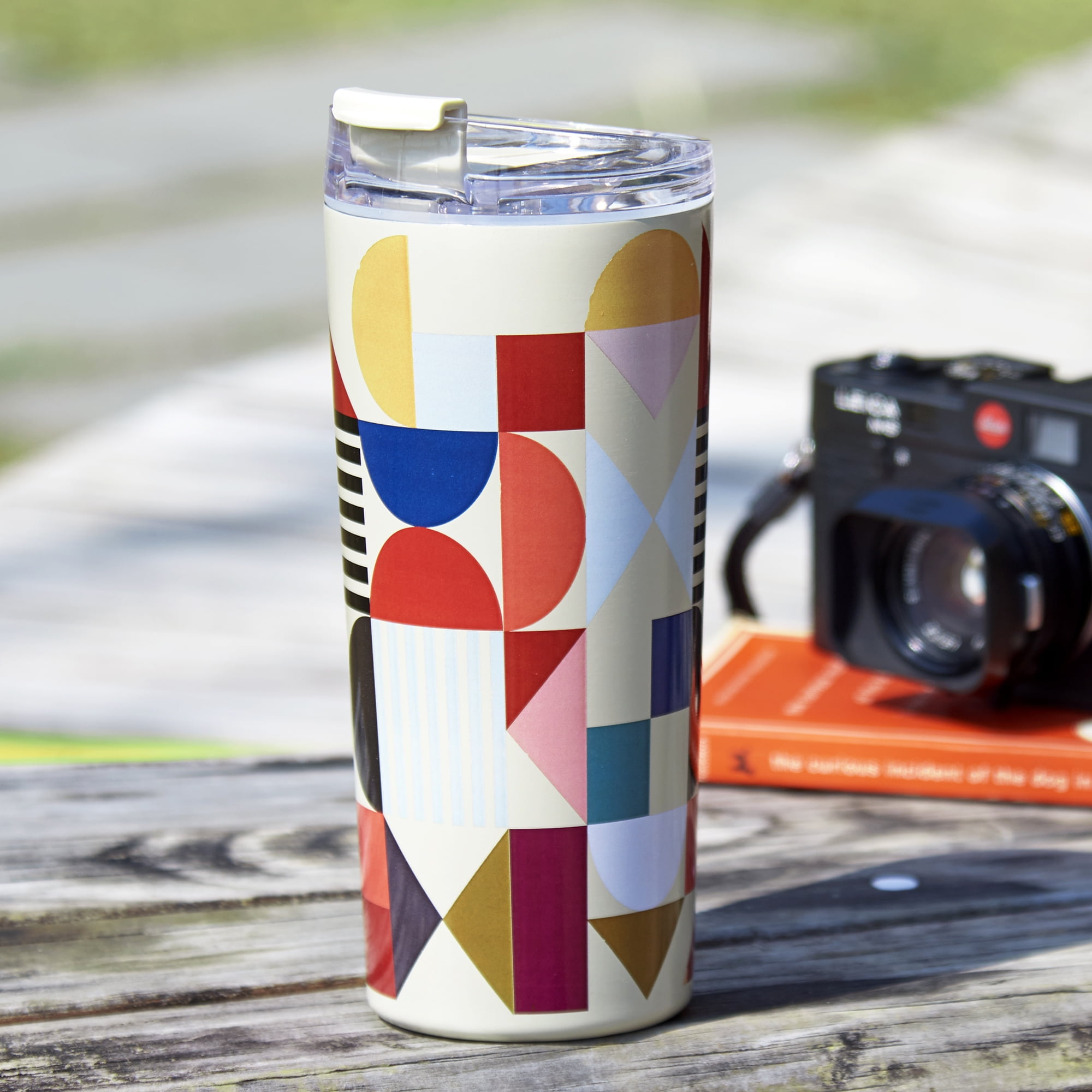 Mainstays Back to College 20 oz Double Wall Stainless Steel Tumbler