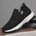 thumbnail image 3 of Men Anti-Slip Summer Sports Shoes, ventilated mesh casual sneakers with sweat wicking feature.Reliable grip sole prevents slipping for home, outdoor and daily wear., 3 of 8