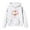 White, variant on Girls Hoodies & Sweatshirts For Fall And Winter Stylish Capybara Print Long Sleeve Pocket Hoodie For Girls