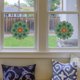 thumbnail image 1 of Pegatinas para ventanas: 2 impresionantes pegatinas adhesivas estáticas decorativas con patrón de mandala para evitar que los pájaros choquen en sus ventanas, 1 of 5