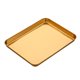 thumbnail image 3 of Bandeja de acero inoxidable para horno, bandeja para servir alimentos, fácil de limpiar, multiusos para cocinar Oro, 3 of 9