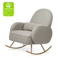 thumbnail image 3 of Nursery Works Compass Rocker in Performance Grey Eco-Weave with Rose Gold Legs, 3 of 7