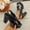 Black, variant on Women's Croc-Embossed Cross-Strap Heel Sandals, Open-Toe Slingback with Chunky Sole, Plus Size Bold Comfort Footwear Brown 36