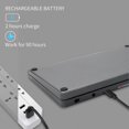 thumbnail image 3 of Portable Bluetooth-Compatible Keyboard Faster Transmission Pocket-size Keyboard Suitable for iOS Android Windows, 3 of 5