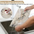 thumbnail image 3 of Placemats Set of 6 Abstract White Marble Texture Place Mats Washable Kitchen Dining Linen Table Mats Stain Heat, for Home Party Indoor 12x18 in, 3 of 14
