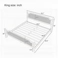 thumbnail image 3 of Elegant French Provincial Bed: Solid Material with Rattan Details in Two Sizes & Colors, 3 of 11