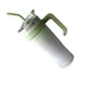 thumbnail image 4 of Taza aislada para coche de acero inoxidable de 1250 ml con vasos aislados con pajita para viajes al aire libre, color verde degradado, 4 of 10
