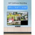 thumbnail image 5 of Restored 5MP PoE Security Cameras System, ZOSI 8CH Security Camera System 2TB HDD, 4pcs 4MP 2.5K HD Weatherproof Outdoor IP Cameras with Audio, Smart AI Human Detection, 100ft Night Vision (Refurbished), 5 of 9
