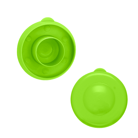 Brio Dew Cap Crown Top Replacement Cap - 48 Pack - 55mm Snap On Cap for Crown Top Lids for 3 & 5 Gallon Water Bottles (Light Green)