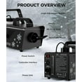 thumbnail image 6 of IMONE 650W Snow Machine Christmas Gift, Snow Maker Machine,Artificial Snow Making Machine, Snowflake Machine Snow Machine Indoor with Remote,Snow Machines for Outdoors Party Parade Picture, 6 of 9