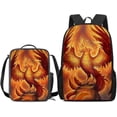 thumbnail image 1 of School Supplies Horse Pattern School Set Backpack Small Lunch Box, 1 of 5