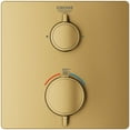 thumbnail image 4 of Grohe Grohtherm 241112430 Dual Function 2-Handle Thermostatic Valve Trim in Matte Black, 4 of 7
