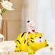 thumbnail image 5 of Hucha pequeña con forma de cerdito, regalo de cumpleaños, juguete infantil con forma de animal, caja para guardar cosas chico amarillo, 5 of 9
